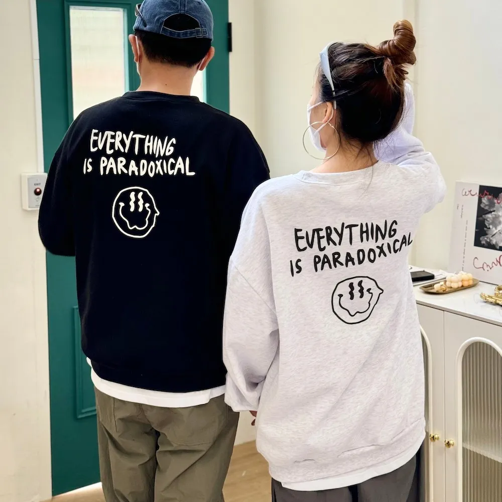 【AMERO】男裝 女裝 長袖大學T 內裡牛奶絨 狗狗印花 情侶裝 歷史價格詳細信息