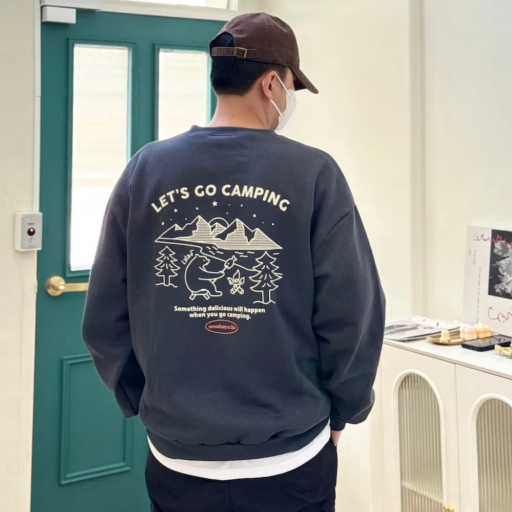 【AMERO】男裝 女裝 長袖大學T 內裡牛奶絨 狗狗印花 情侶裝 歷史價格詳細信息