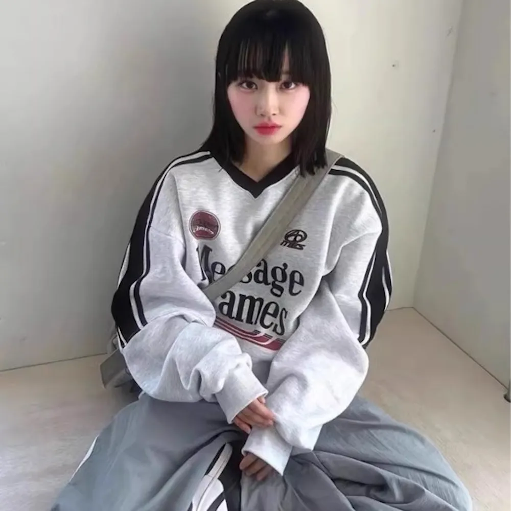 大V領拼接下擺百褶紅白藍彩條顯瘦長版上衣(黑.粉XL-5L)-D273熊衣褲語 歷史價格詳細信息