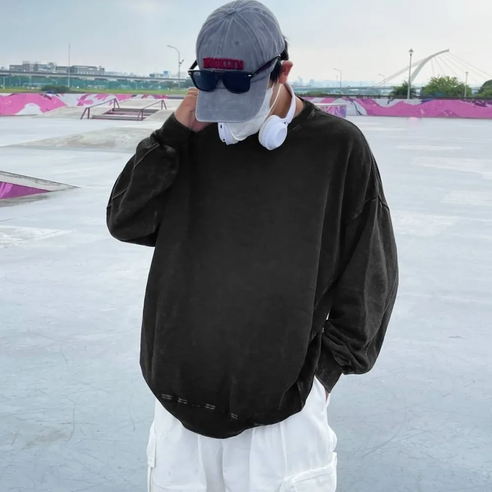 【AMERO】男裝 女裝 圓領 水洗 華夫格 短袖 寬鬆 落肩 情侶裝 歷史價格詳細信息