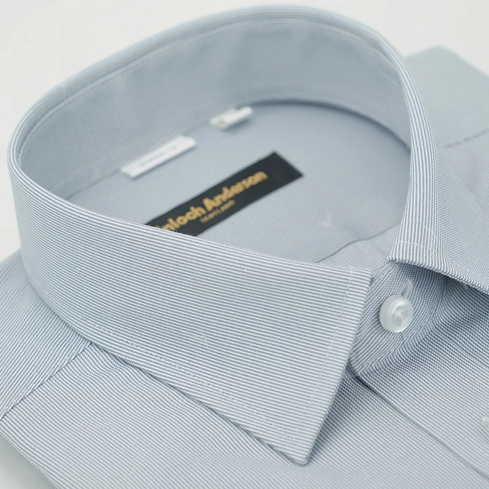 【金安德森】淺灰色黑繞領窄版襯衫-長袖 歷史價格詳細信息