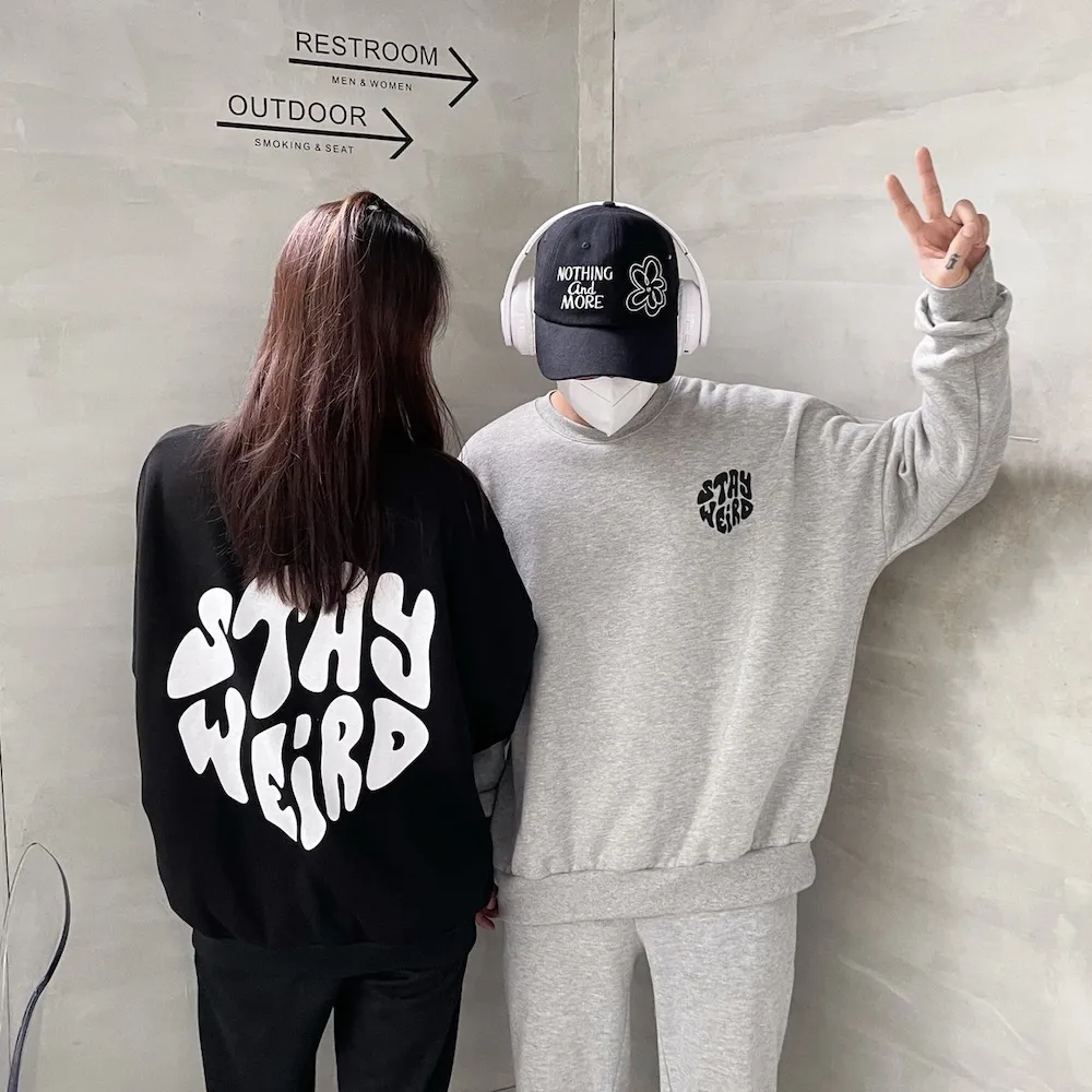 【AMERO】男裝 女裝 長袖刷毛大學T 手繪帳棚印花 情侶裝 歷史價格詳細信息