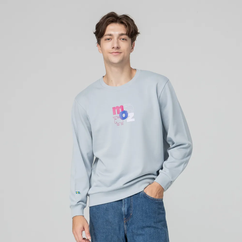 moz瑞典 字母駝鹿 100%純棉 大學T -海軍藍(亞洲版)男款 歷史價格詳細信息