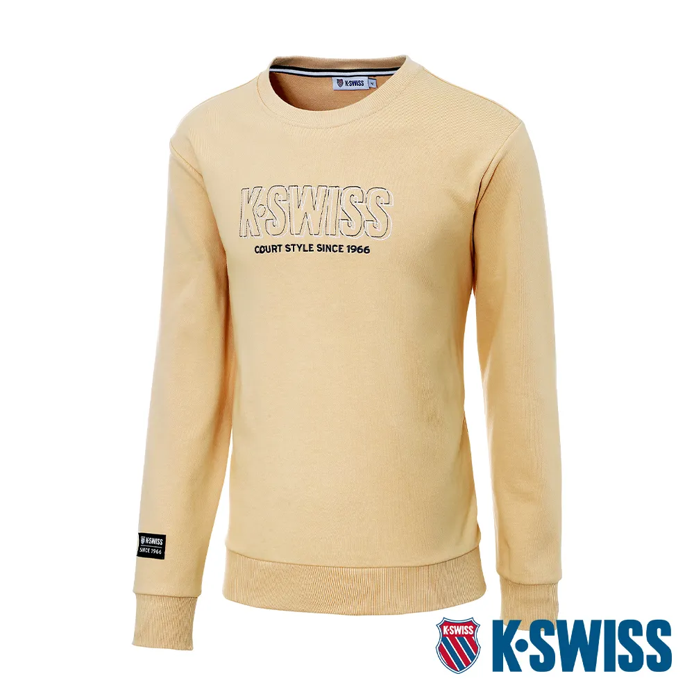 K-SWISS  Sweatshirt 刷毛圓領上衣-女-莓粉 歷史價格詳細信息