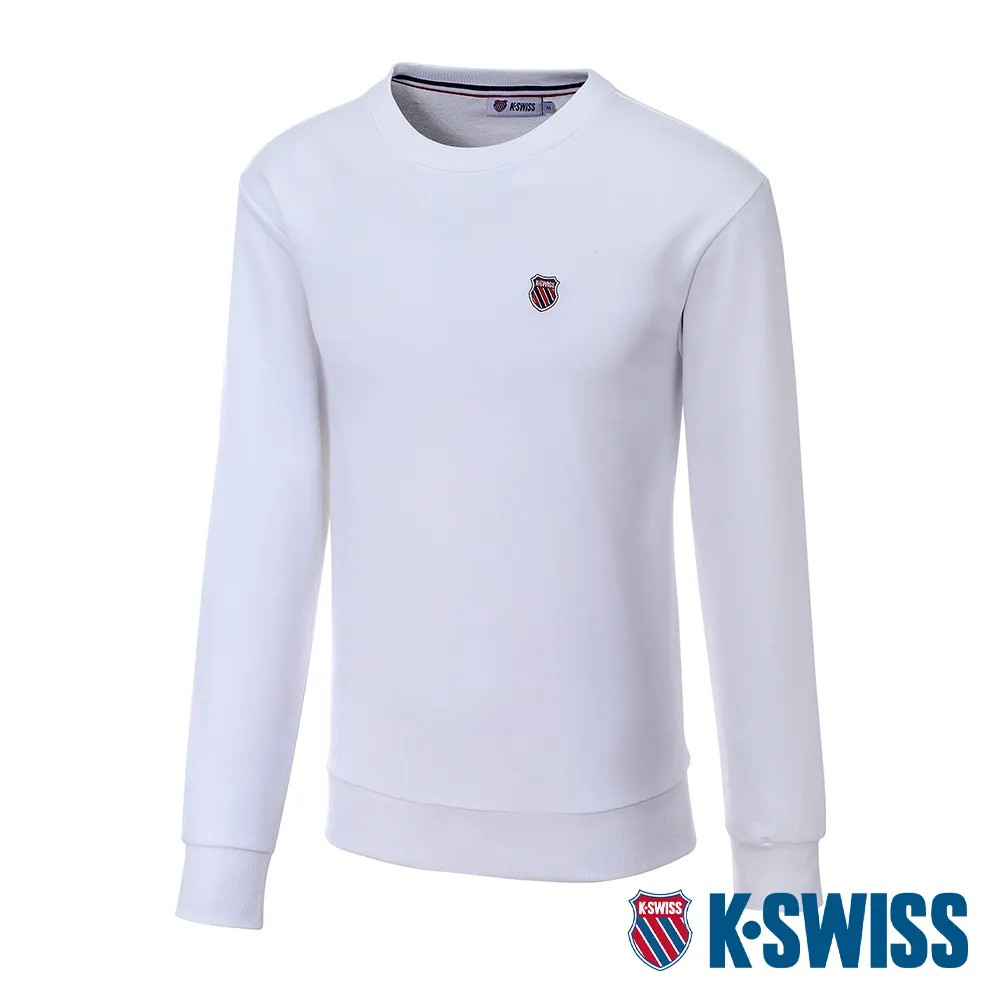 K-SWISS  Basic Sweatshirt圓領長袖上衣-女-淺紫 歷史價格詳細信息