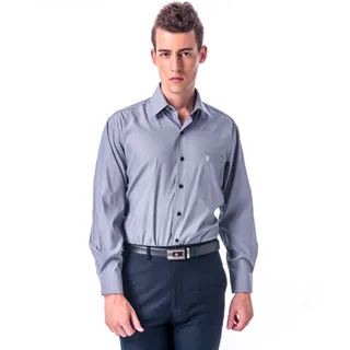 【金安德森】灰色吸排斜紋窄版襯衫-長袖 歷史價格詳細信息