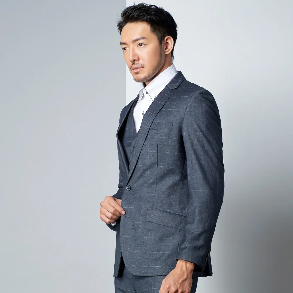 紳士風灰黑格子彈力休閒西褲(100~140cm) 超值優惠價 歷史價格詳細信息