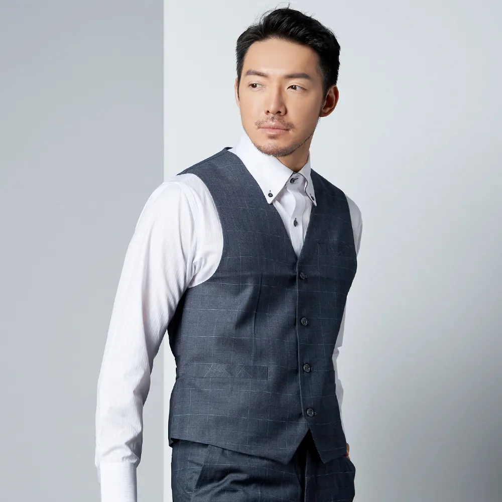 【per-pcs】帥氣質男修身馬甲_灰黑色(PNS615) 歷史價格詳細信息