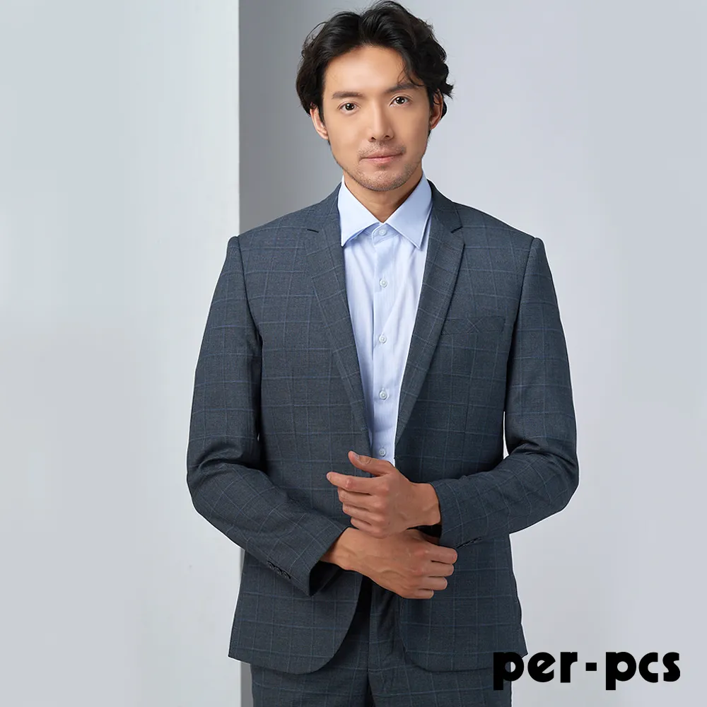 【per-pcs】菁英紳士時尚打摺西褲_條紋灰綠(82278) 歷史價格詳細信息