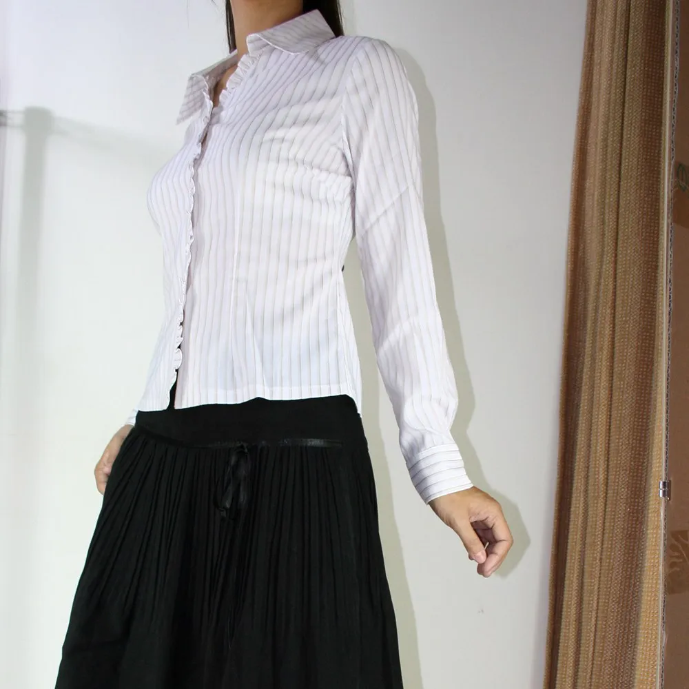 【EE-LADY】V領雙口袋紫灰直紋西裝外套 歷史價格詳細信息