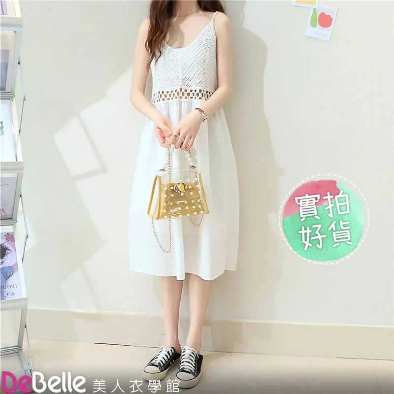 《DeBelle美人衣學館》細肩帶V領魚尾裙襬雪紡吊帶裙長洋裝 歷史價格詳細信息