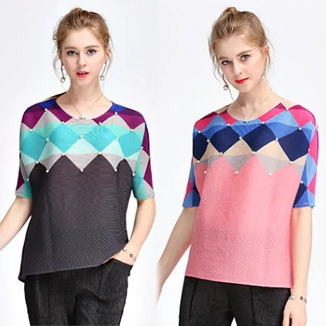 【韓國K.W.-歐美】KSN2685吻痕壓褶風格上衣(設計師款 褶衣 雪紡 亞麻 小香風) 歷史價格詳細信息