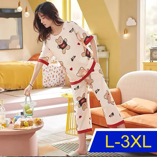 【韓國K.W.】KQN3932幾何寬鬆襯衫上衣修身套裝(涼感/二件套/輕薄/短袖) 歷史價格詳細信息