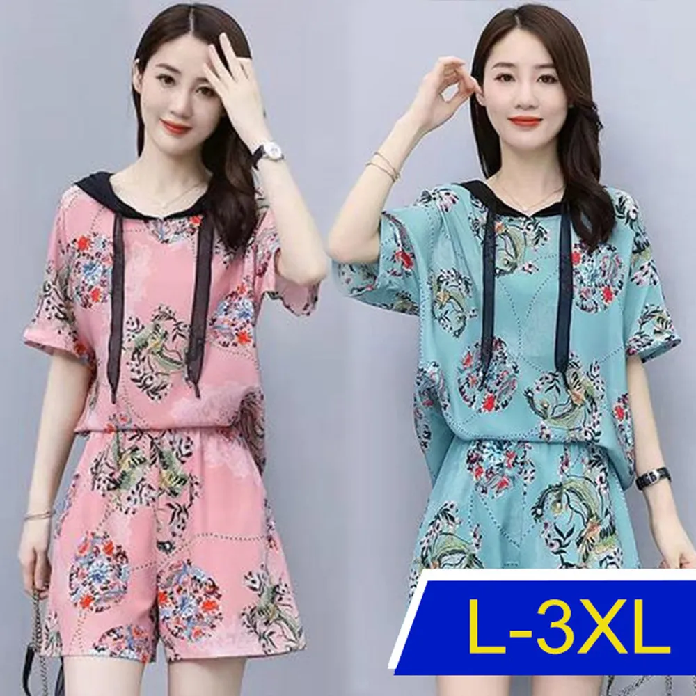 【韓國K.W.】KQN3932幾何寬鬆襯衫上衣修身套裝(涼感/二件套/輕薄/短袖) 歷史價格詳細信息