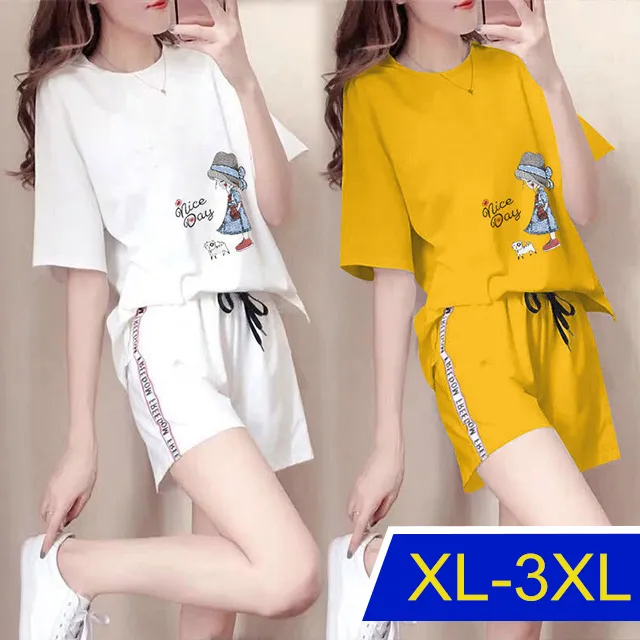 【韓國K.W.】KQN3926現貨歐美運動風格時尚套裝(涼感/二件套/輕薄/短袖) 歷史價格詳細信息