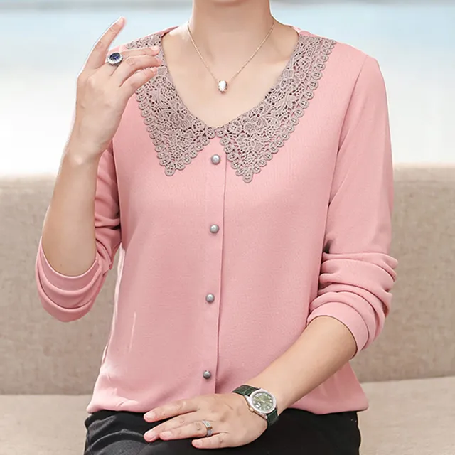 【韓國K.W.】KM2397秋冬現貨新品-韓國空運浪漫柔美V領上衣(長袖/上衣/韓國K.W.) 歷史價格詳細信息