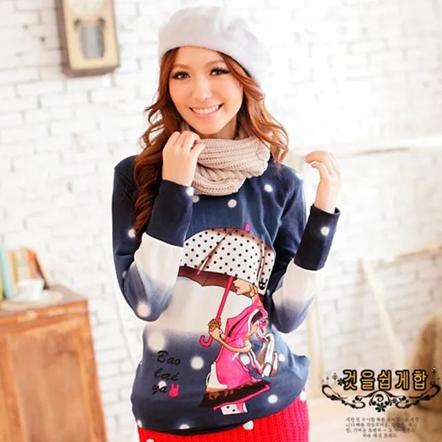 長袖上衣--輕鬆隨興素面側開岔前短後長圓領長袖上衣(黑.紅.藍XL-5L)-X200熊衣褲語 歷史價格詳細信息