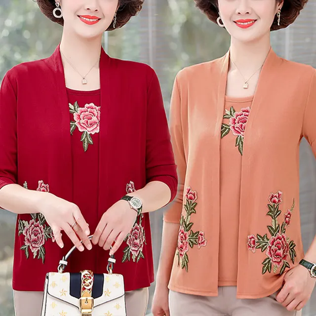 【韓國K.W.】KQN3560 (現貨)甜美減齡刺色富貴真二件式上衣套裝 歷史價格詳細信息