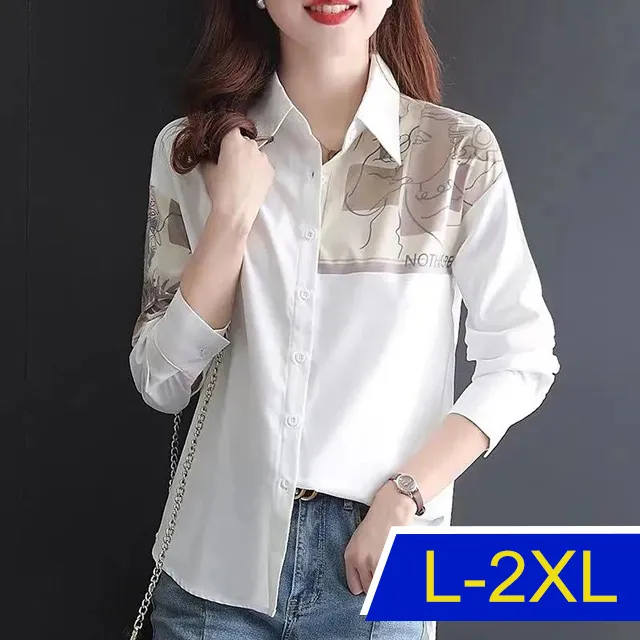 【韓國K.W.】KM2929刺繡舒適美學品味襯衫上衣(防曬/長袖襯衫/長袖上衣/薄外套) 歷史價格詳細信息