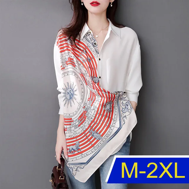 【韓國K.W.】KM2939設計款狂賣率性話題襯衫上衣(防曬/長袖襯衫/長袖上衣/薄外套) 歷史價格詳細信息