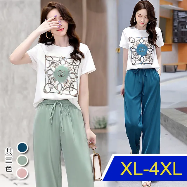 【韓國K.W.】KQN3928超減齡休閒穿搭套裝(涼感/二件套/輕薄/短袖) 歷史價格詳細信息