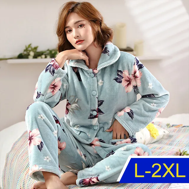 【韓國K.W.】KQM4004現貨粉愛心加厚鋪棉保暖居家睡衣套裝(保暖/休閒/睡衣) 歷史價格詳細信息