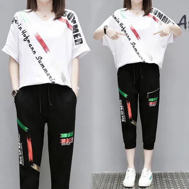 【韓國K.W.】KQN3905自在步伐休閒運動套裝(涼感/小香風/二件套/輕薄/短袖) 歷史價格詳細信息