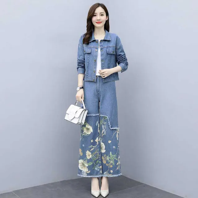 優雅牛仔蝴蝶結綁帶金屬排釦長袖襯衫 【白鳥麗子】 歷史價格詳細信息