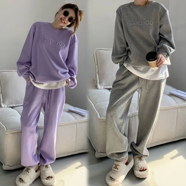 【韓國K.W.】KQM3982歐風親膚衛衣不起球迷彩拼布套裝(套裝/秋冬/外出/休閒) 歷史價格詳細信息