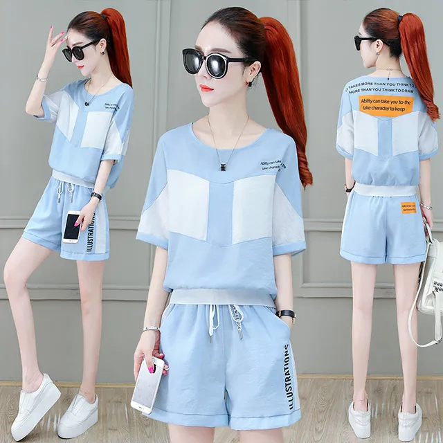 【韓國K.W.】KQN3432現貨輕美學文字運動風套裝(外出/運動/居家/褲裝) 價格比較,價格查詢,歷史價格詳細信息