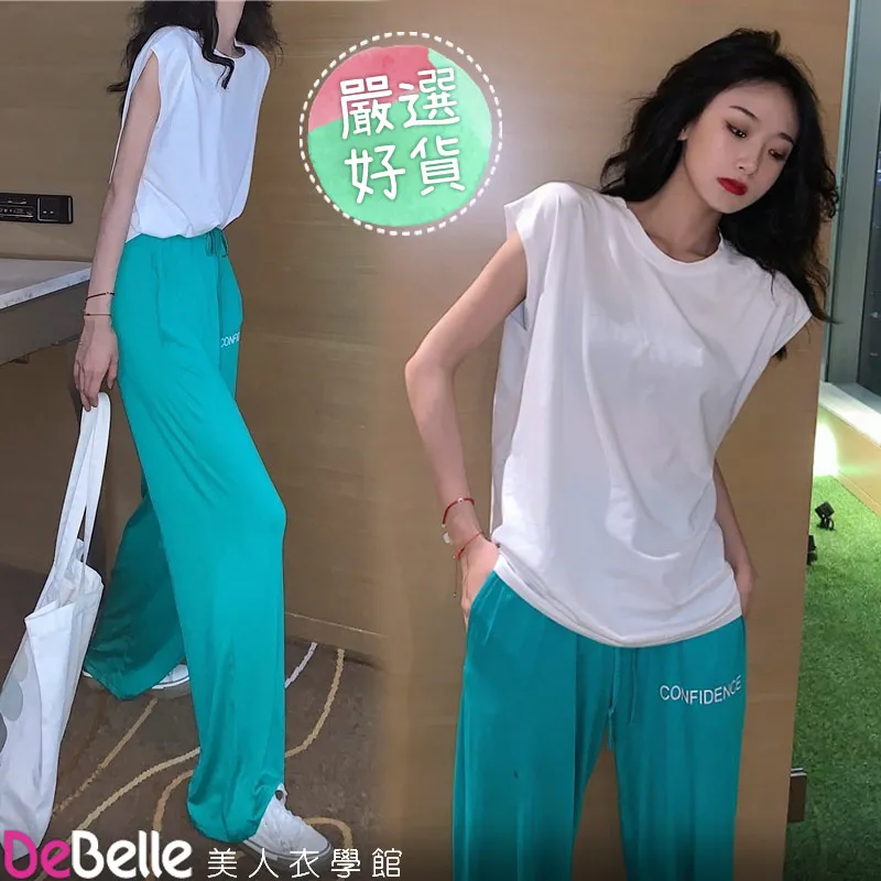 《DeBelle美人衣學館》休閒純棉寬鬆高腰顯瘦闊腿短褲五分褲 歷史價格詳細信息