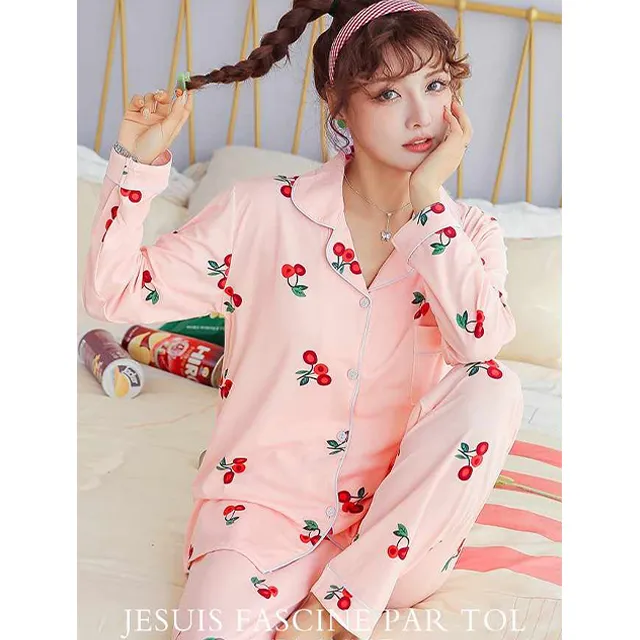 【韓國K.W.】KQM4034現貨韓國深粉高棉休閒家居服(外出套裝/褲套裝/休閒/睡衣) 歷史價格詳細信息