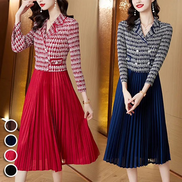 【韓國K.W.-歐美】KSQM3887三宅壓褶風格復古擦舊洋裝(三宅壓褶風/婚禮/設計師/韓國進口) 歷史價格詳細信息