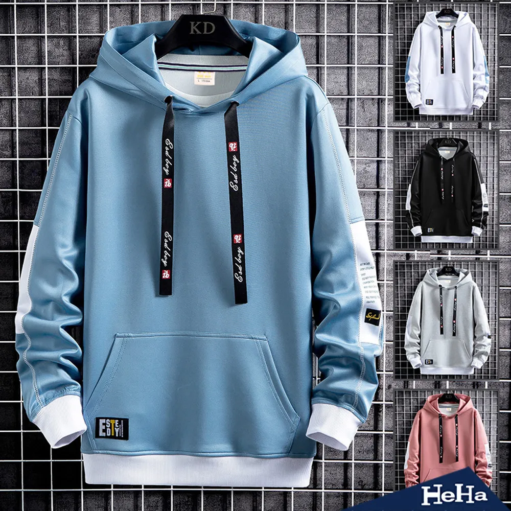 【HeHa】連帽抽繩口袋工裝潮流夾克 三色 歷史價格詳細信息