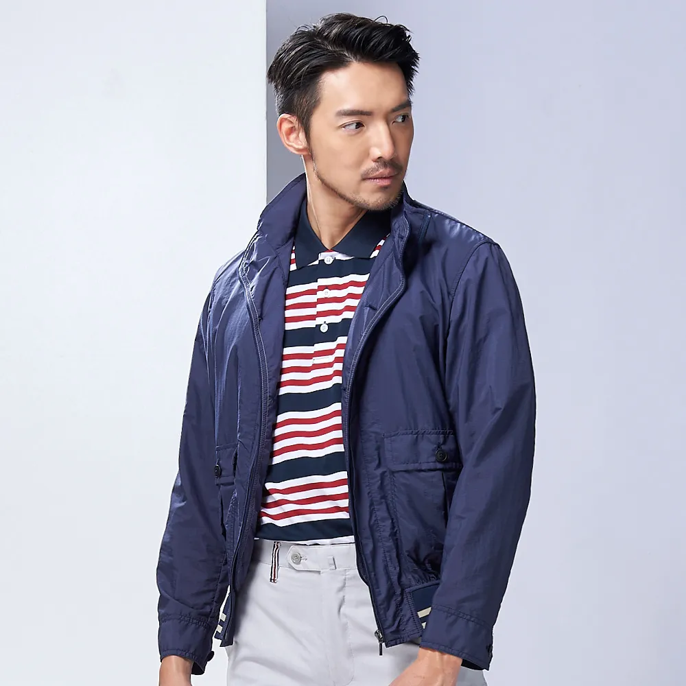 【BARONECE】義式風範進口純棉修身長袖襯衫_藍色(617428-09) 歷史價格詳細信息