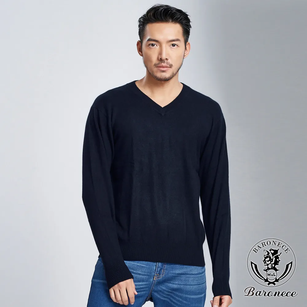 【BARONECE】氣質商務條紋長袖襯衫_藍(516451) 歷史價格詳細信息