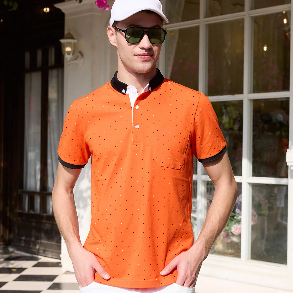 【LEIDOOE】印花超細排汗男短POLO衫(16796) 歷史價格詳細信息