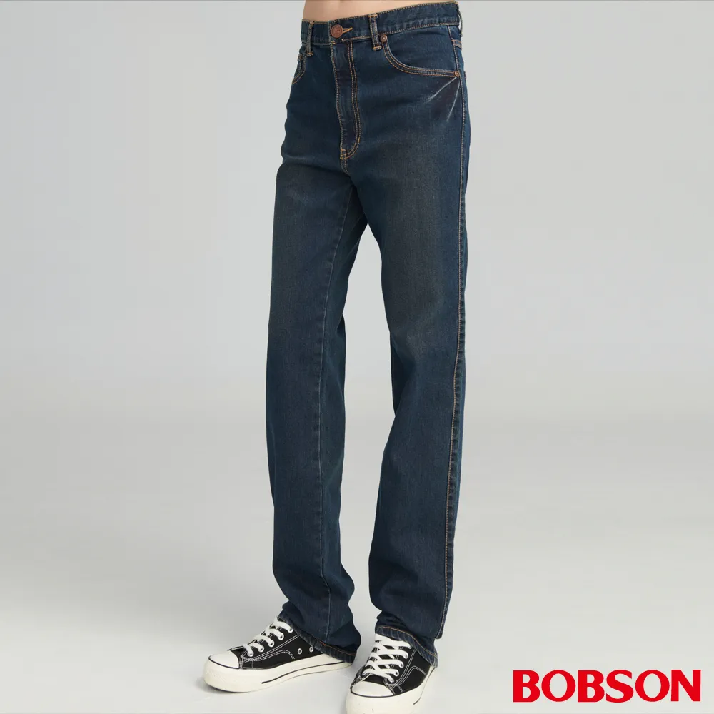 【BOBSON】男款保暖低腰膠原蛋白直筒褲(藍52) 歷史價格詳細信息