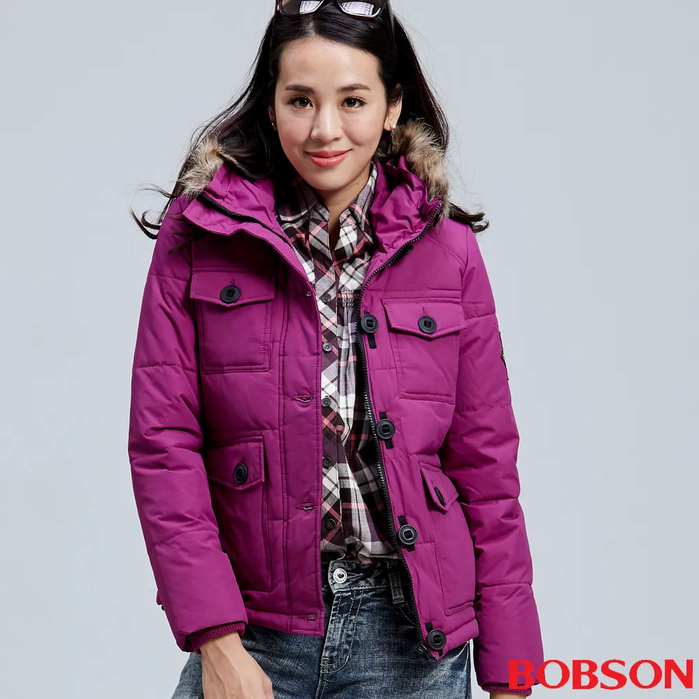 【BOBSON】女款口袋菱紋刺繡小喇叭褲(9082-52) 歷史價格詳細信息