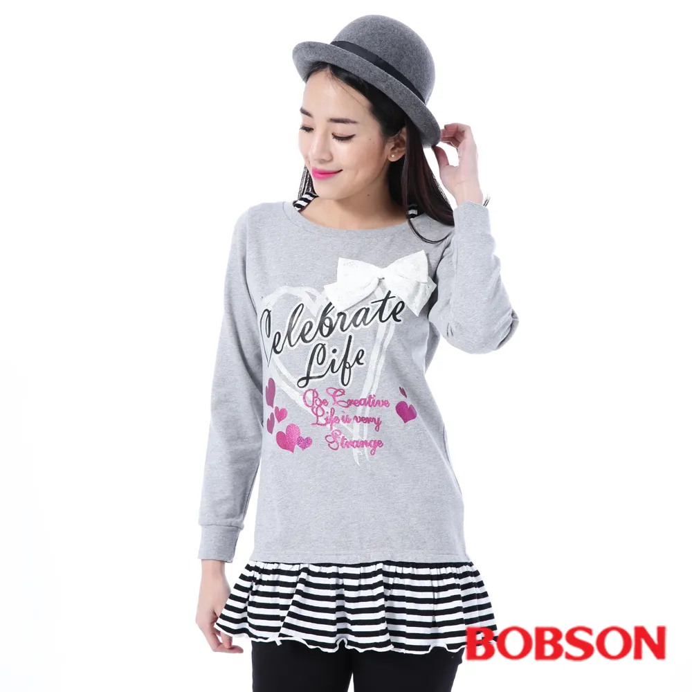 BOBSON 女款蝴蝶刺繡鑽飾小喇叭褲 (9076-53) 歷史價格詳細信息