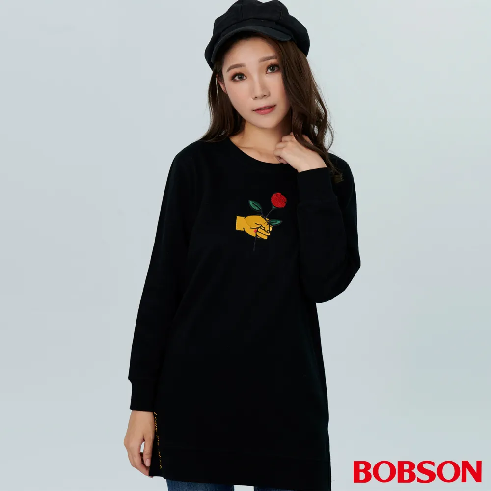 【BOBSON】女款繡花保暖紗小喇叭褲(9096-52) 歷史價格詳細信息
