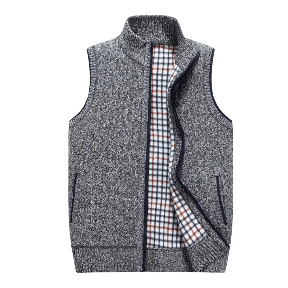 【CS22】商務紳士加絨加厚立領毛衣外套L-4XL 歷史價格詳細信息