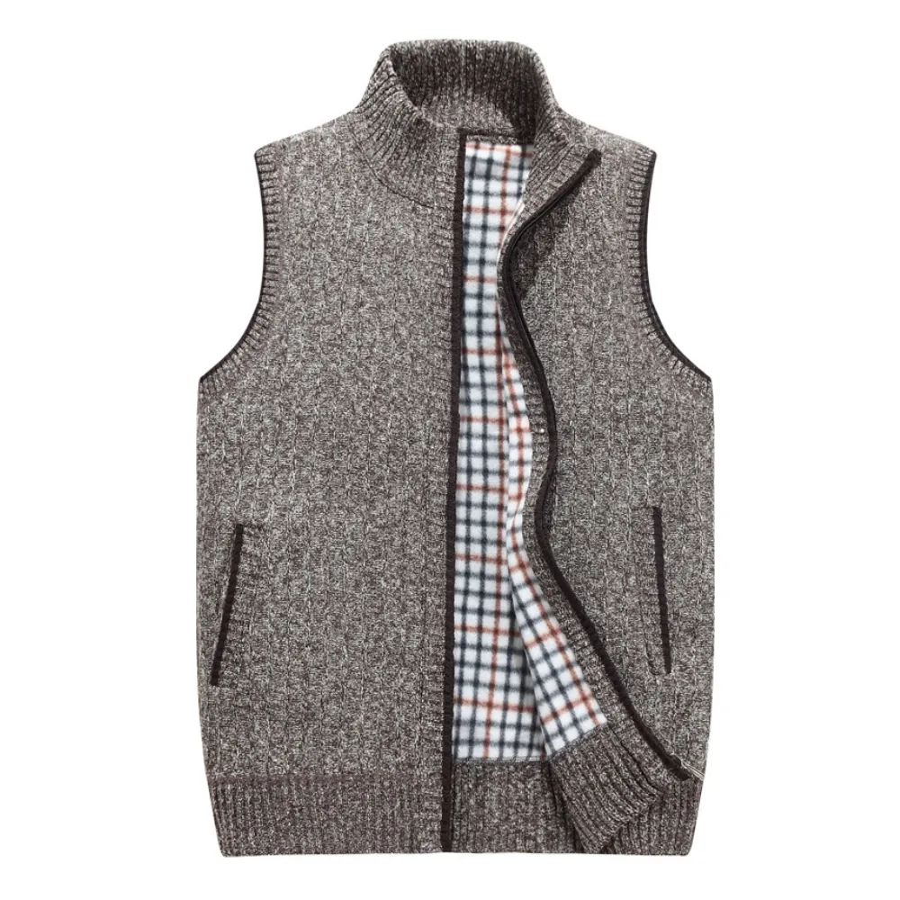 【CS22】商務紳士加絨加厚立領毛衣外套L-4XL 歷史價格詳細信息