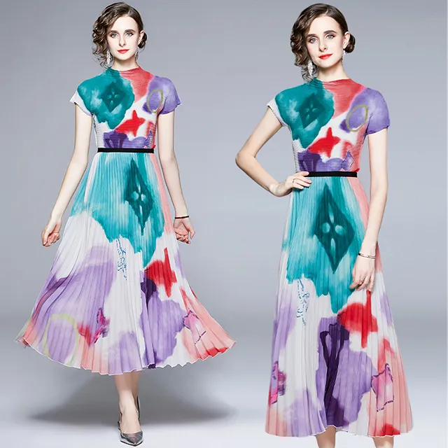 韓國設計師款紅色火焰之舞圓裙 歷史價格詳細信息