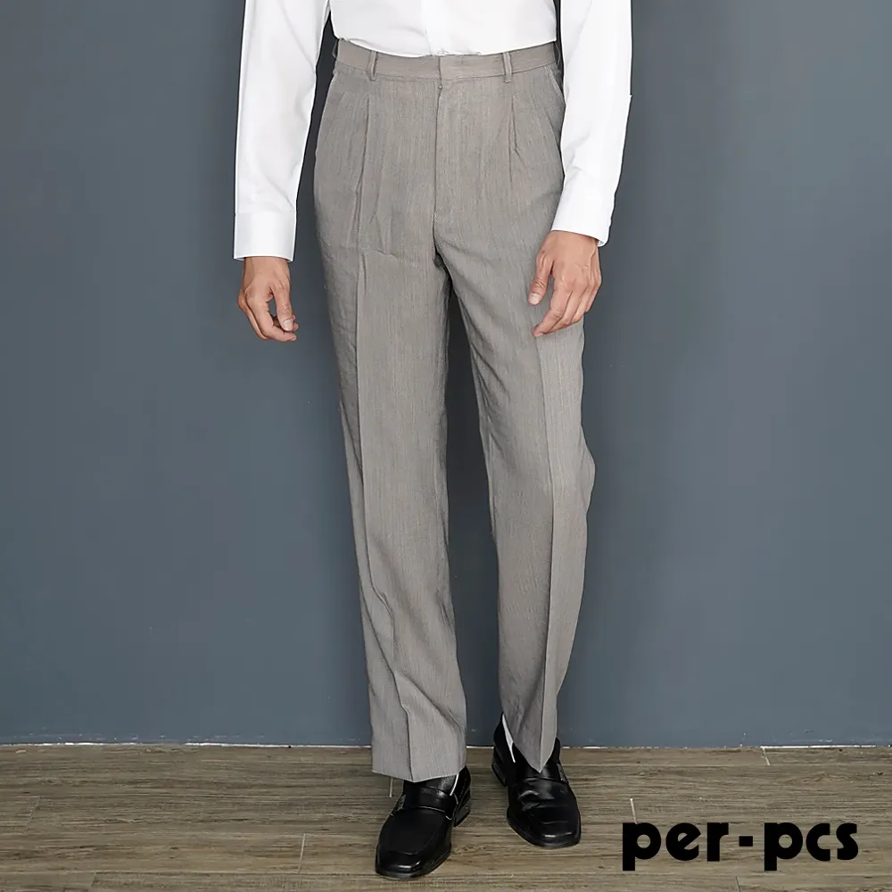 【per-pcs】紳士都會商務平面西褲_黑(817105) 歷史價格詳細信息