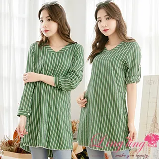 lingling A3922-02性感滿分M型領細肩帶荷葉袖上衣(質感卡其) 歷史價格詳細信息