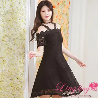 優雅一字肩 車骨貼花蕾絲薄紗背面交叉綁帶披肩7分袖小外套 禮服批肩小外套 婚紗禮服小罩衫 現貨M碼 歷史價格詳細信息