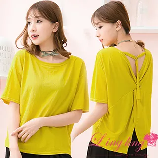 大尺碼-V領不規則長版T恤-黑/白-0101330 歷史價格詳細信息