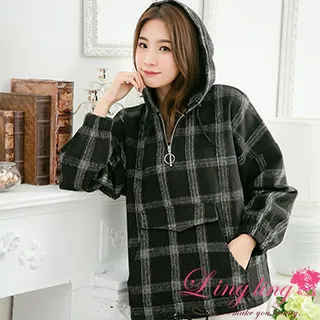 大尺碼-袖口鬆緊造型衫-丈青/粉-66505 歷史價格詳細信息