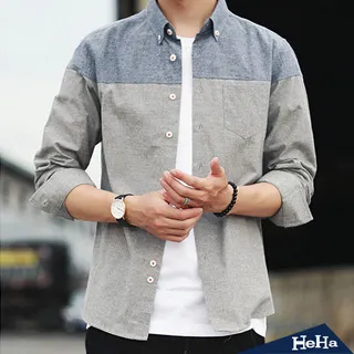 【HeHa】袖子造型修身POLO衫上衣 三色 歷史價格詳細信息